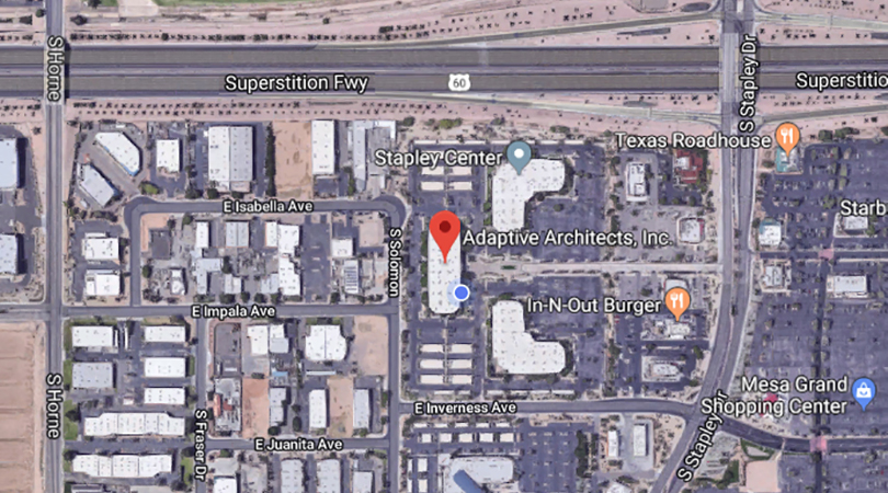 Adaptive Architects Location Map